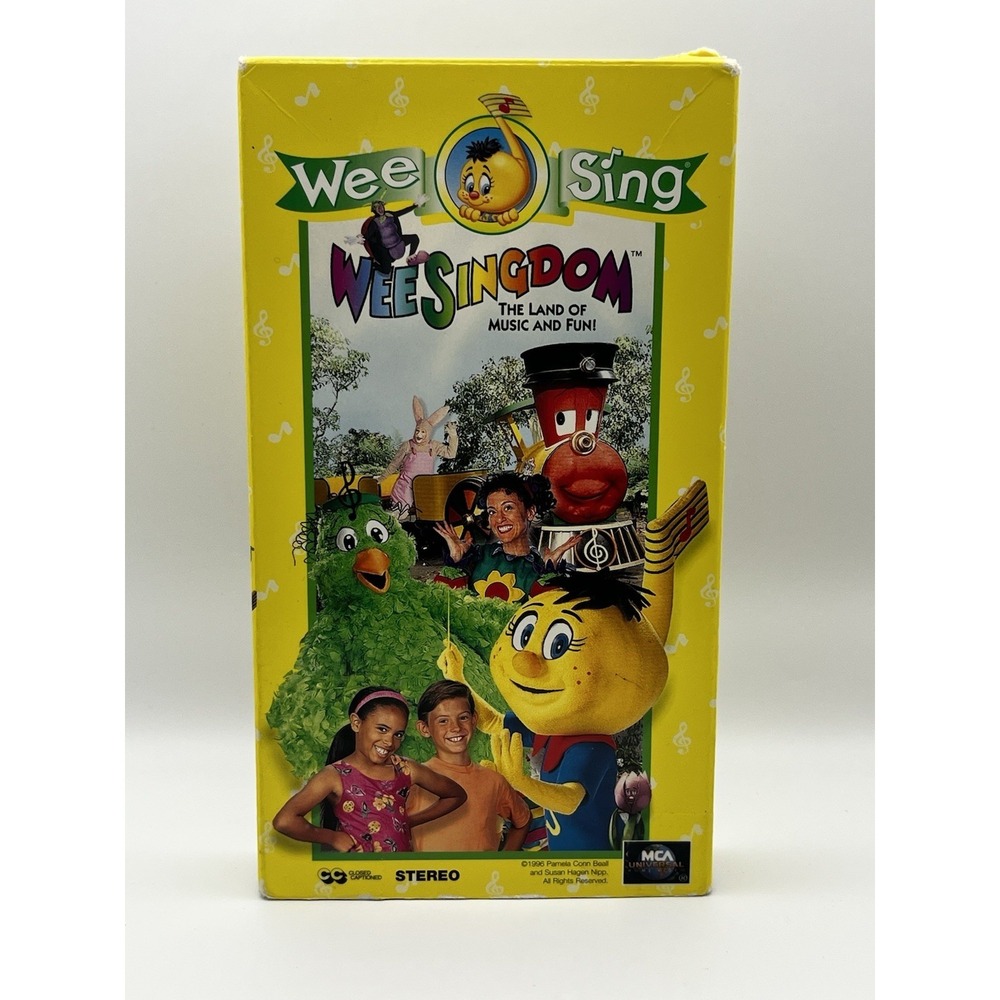 Wee Sing Wee Singdom The Land of Music and Fun VHS 1996 MCA‎ Tested Kids Sing